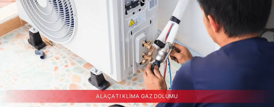 Alaçatı İlçemi Viessmann Klima Gaz Dolumu